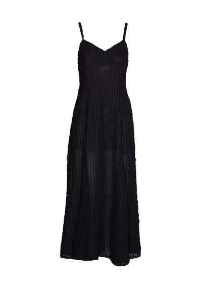 Charo Ruiz Devi Long Dress In Black