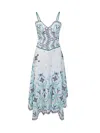 Charo Ruiz Omelia Embroidered Maxi Dress In White