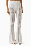 Charo Ruiz Eana Trouser In White Tannis In Neutral