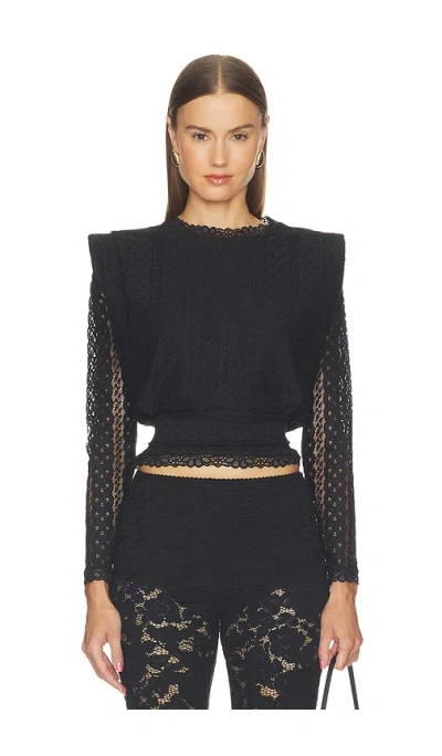 Charo Ruiz Blouse 탑 In Black