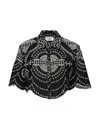 Charo Ruiz Short-sleeved Blouse In Black