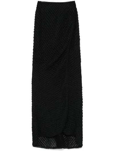 CHARO RUIZ ERIS MAXI SKIRT - WOMEN'S - SPANDEX/ELASTANE/POLYURETHANE/POLYESTER/NYLON