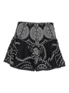 Charo Ruiz Marli Short Skirt In Black