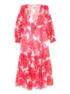Charo Ruiz Fata Midi Dress In White