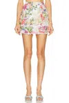 Charo Ruiz Ruffled Fera Mini Skirt In White
