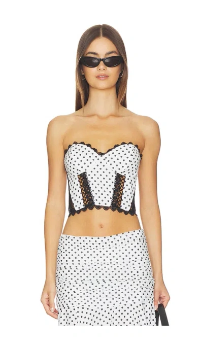 Charo Ruiz Fiare Top In White