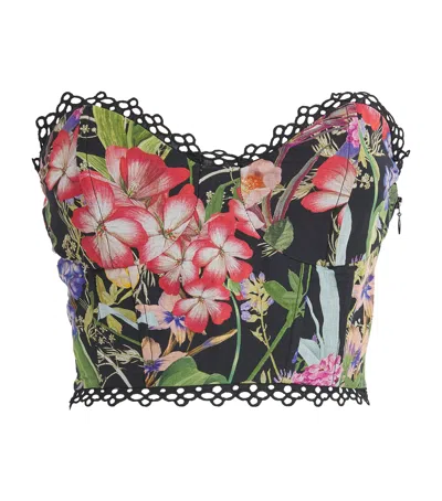 Charo Ruiz Floral Bio Bustier Top