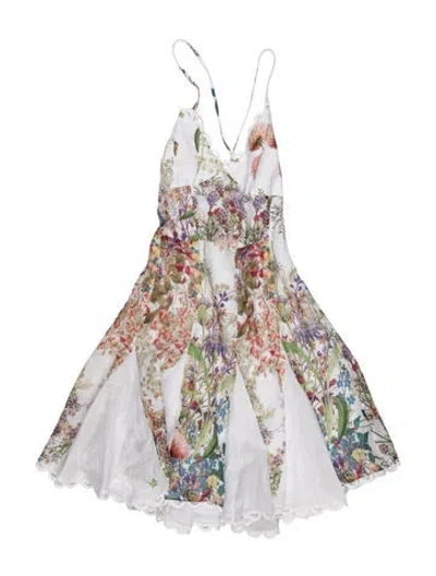 Pre-owned Charo Ruiz Floral Print Midi Length Dress In Multi