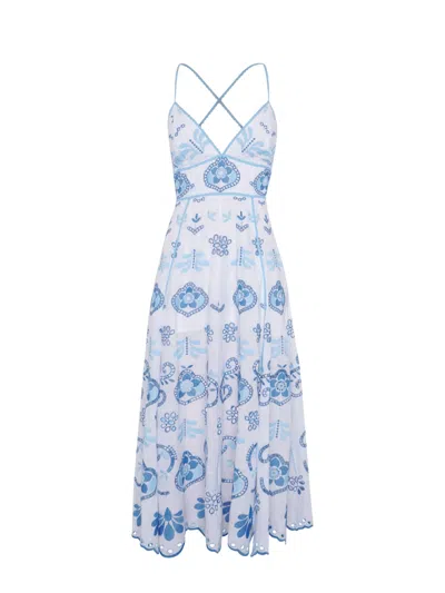 Charo Ruiz Gardea Dress In Blue
