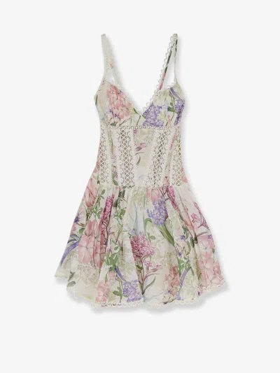 Charo Ruiz Gardenia Mini Dress In Pink