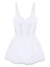 Charo Ruiz Gardenia Mini Dress In White