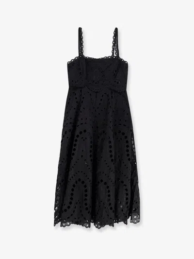 Charo Ruiz Glimmer Long Dress In Black