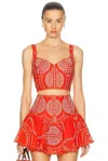 Charo Ruiz Goldie Cropped-top