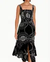 Charo Ruiz Greba Long Dress In Black Nelum In Black