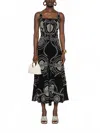 Charo Ruiz Greba Long Maxi Dress In Black In Black