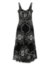Charo Ruiz Greba Long Maxi Dress In Black In Black