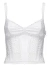 Charo Ruiz Guipure-lace Sweetheart Tank Top