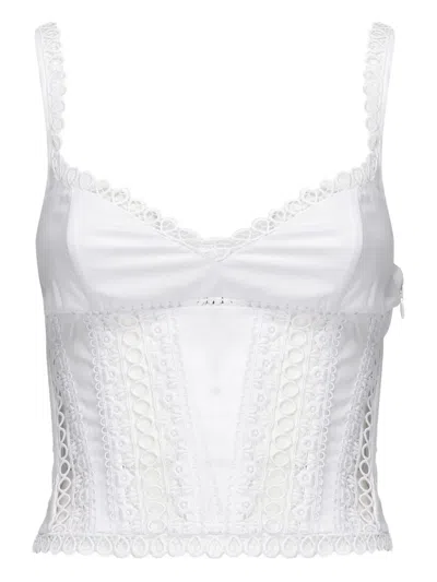 Charo Ruiz Guipure-lace Sweetheart Tank Top