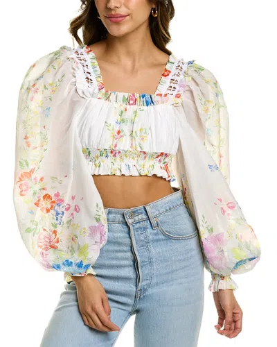 Charo Ruiz Ibiza Hince Top In White