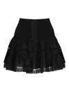 Charo Ruiz Hortens Mini Skirt In Black