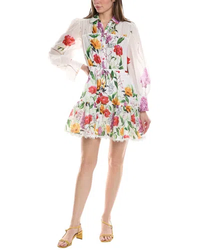 Charo Ruiz Ibiza Begonia Shirtdress In White