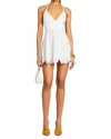 Charo Ruiz Ibiza Cluzet Short Mini Dress In Ivory Lolita In White