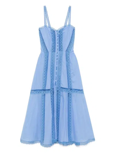 Charo Ruiz Ibiza Dafelle Long Dress In Blue