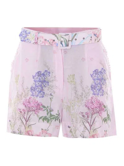 Charo Ruiz Ibiza Ibiza Pink Pansy Shorts