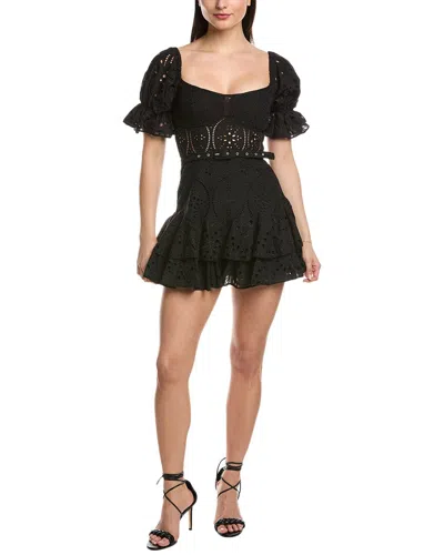 Charo Ruiz Ibiza Jean Mini Dress In Black