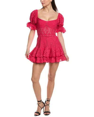 Charo Ruiz Ibiza Jean Mini Dress In Pink