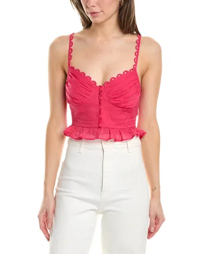 Charo Ruiz Ibiza Mara Top In Pink