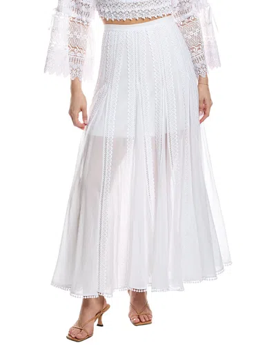 Charo Ruiz Ibiza Norma Maxi Skirt In White