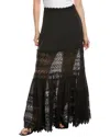 Charo Ruiz Viola Maxi Skirt In Black