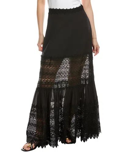 Charo Ruiz Viola Maxi Skirt In Black