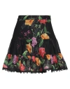Charo Ruiz Ibiza Woman Mini Skirt Black Size Xs Cotton, Polyester