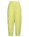 Charo Ruiz Ibiza Woman Pants Lime Green Size M Cotton, Polyester