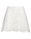 Charo Ruiz Ibiza Woman Shorts & Bermuda Shorts White Size S Cotton, Polyester