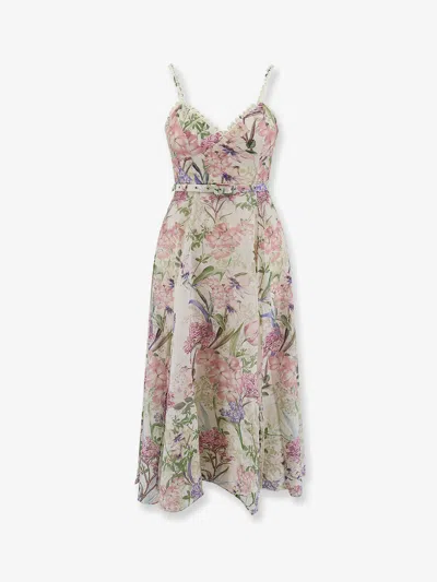 Charo Ruiz Iraso Dress With Belt In Pink