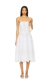 Charo Ruiz Iris Long Dress In Ivory