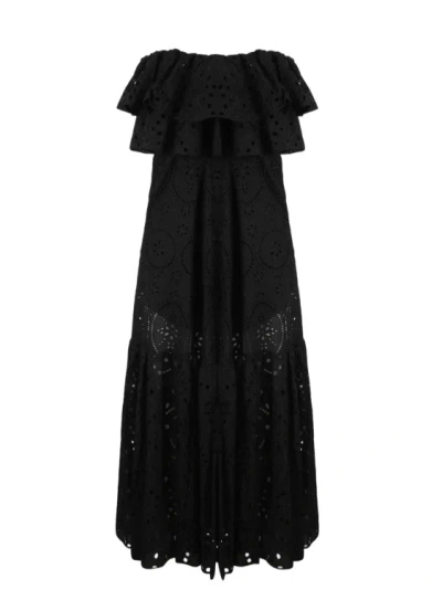 Charo Ruiz Isabella Long Dress In Black