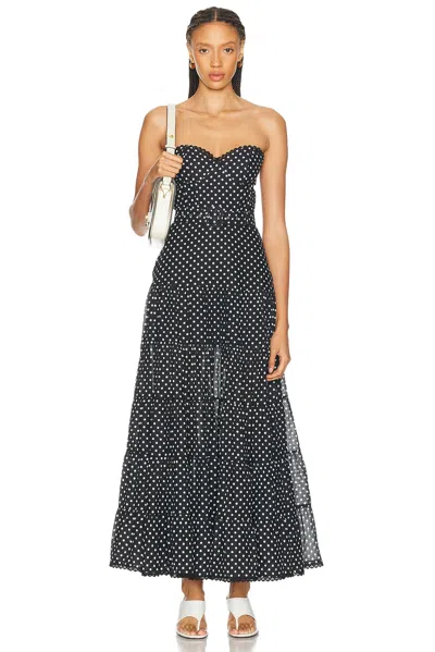 Charo Ruiz Jimena Long Dress In Black