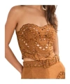 Charo Ruiz Kai Top In Brown
