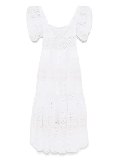 Charo Ruiz Kaisa Midi Dress In White