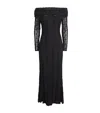 Charo Ruiz Lace Off-the-shoulder Minerva Dress In Black
