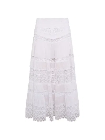 Charo Ruiz Lace Skirt In Multi