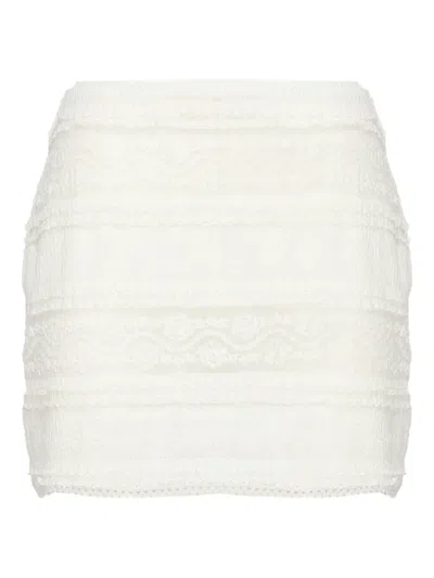 Charo Ruiz Lace-trimmed Mini Skirt