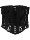 Charo Ruiz Lathie Bustier Top - Women's - Silk/polyester/cotton In Black