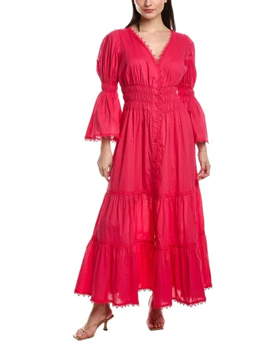 Charo Ruiz Lipa Maxi Dress In Red