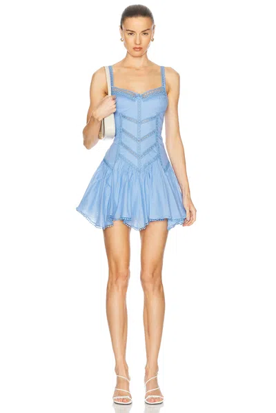 Charo Ruiz Lira Dress In Blue