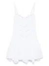 Charo Ruiz Lira Short Dress In White